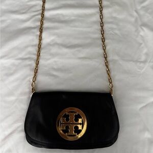Tory Burch Black Leather Crossbody Bag